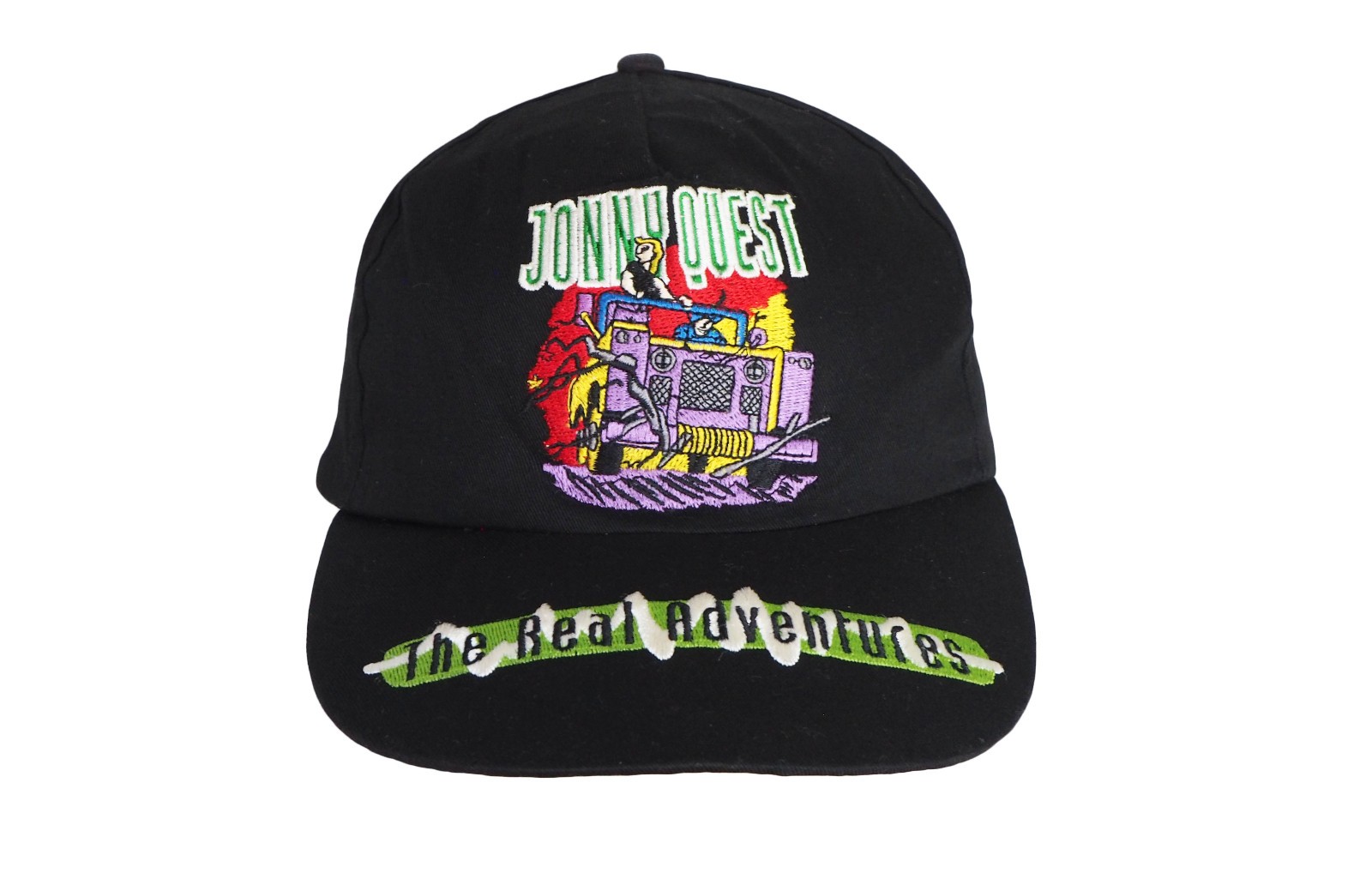 Vintage Jonny Quest Cap big logo Cartoon Network Hat The Real Adventures 90s