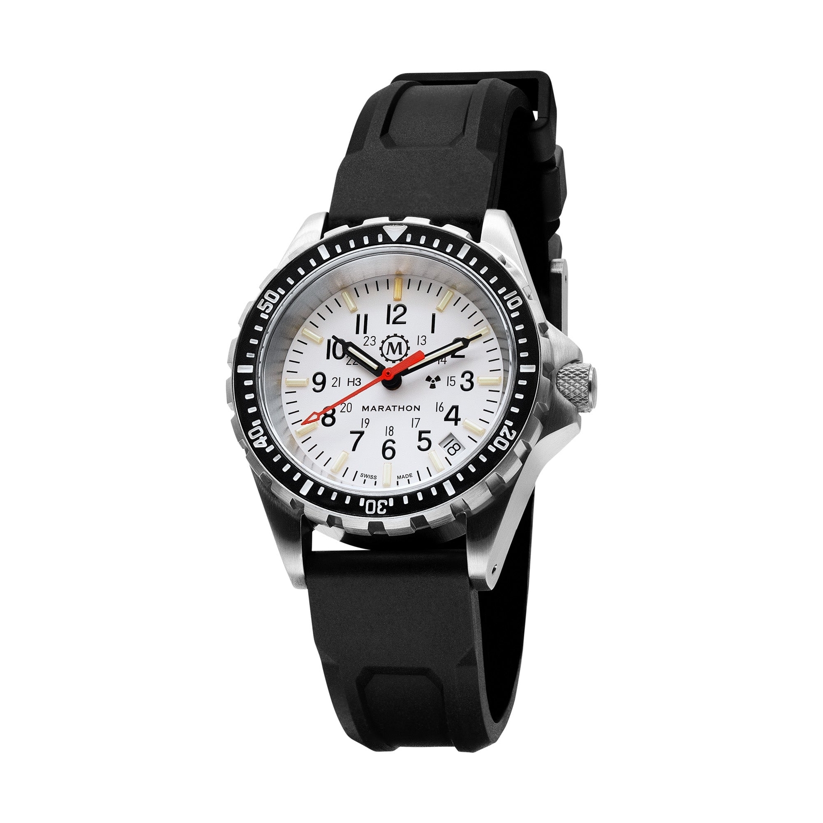 Artic Medium TSAR H3 Marathon Dive Watch, 36mm, 3-pc Swiss strap - NEW