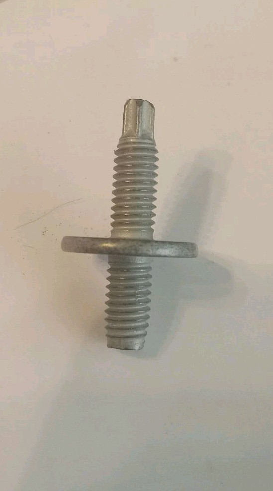 5-pack of Steel M6 x 1.0 Double Ended Studs Torx, 30mm 5-pack of Steel M6 x 1.0 Double Ended Studs Torx, 30mm