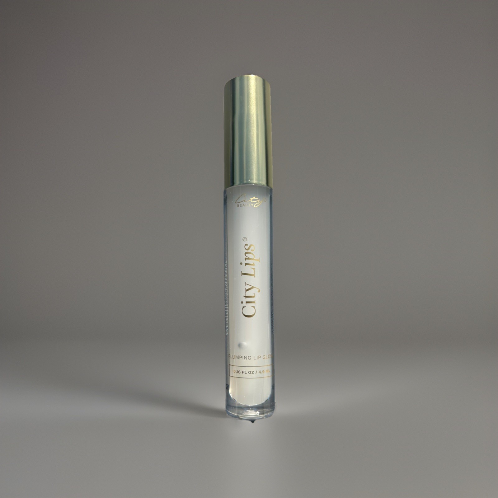 City Beauty City Lips CLEAR Plumping Lip Gloss  Same Day  FAST Ship 