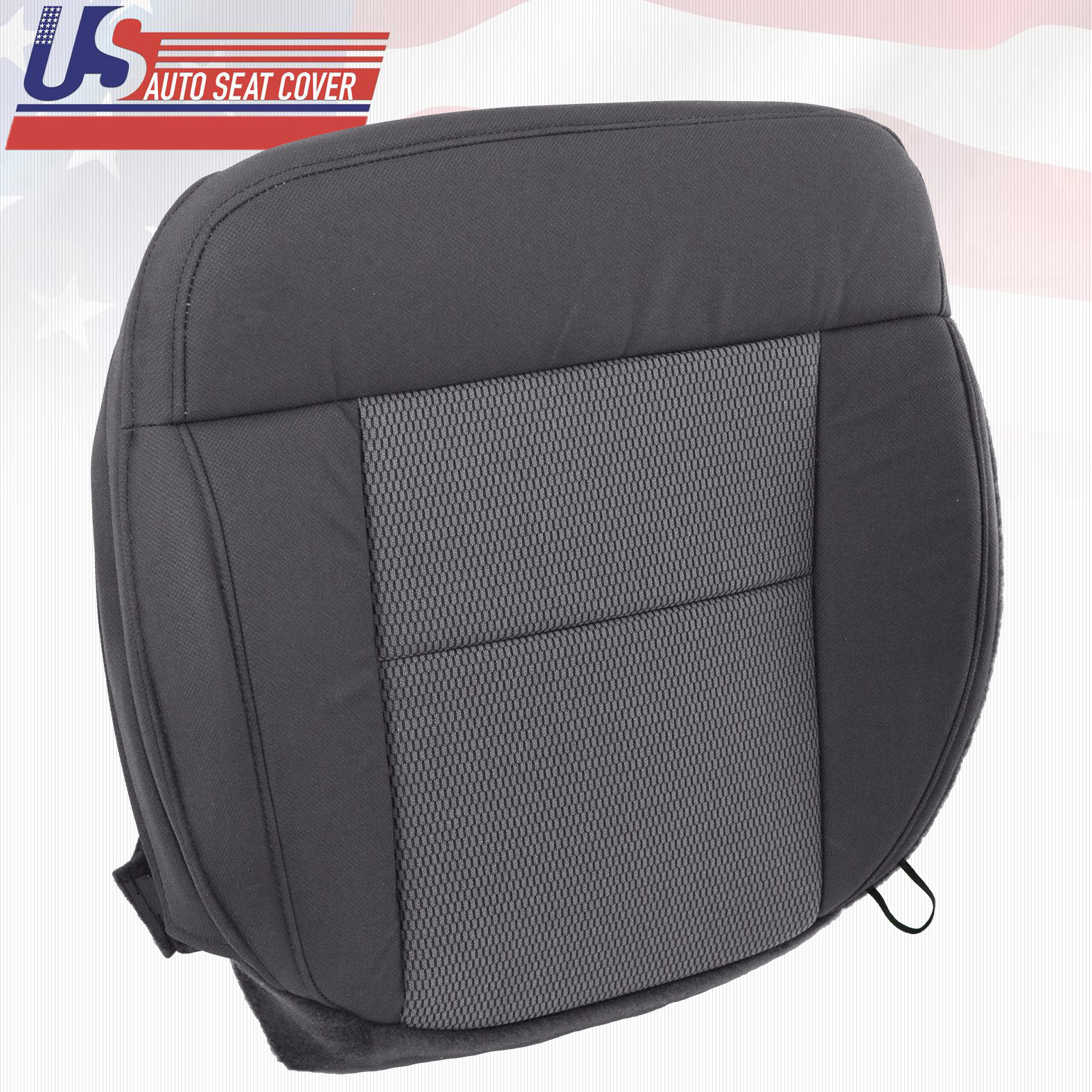 2004 - 2006 Ford F150 Front Driver Bottom Replacement Cloth Seat Cover Dark Gray