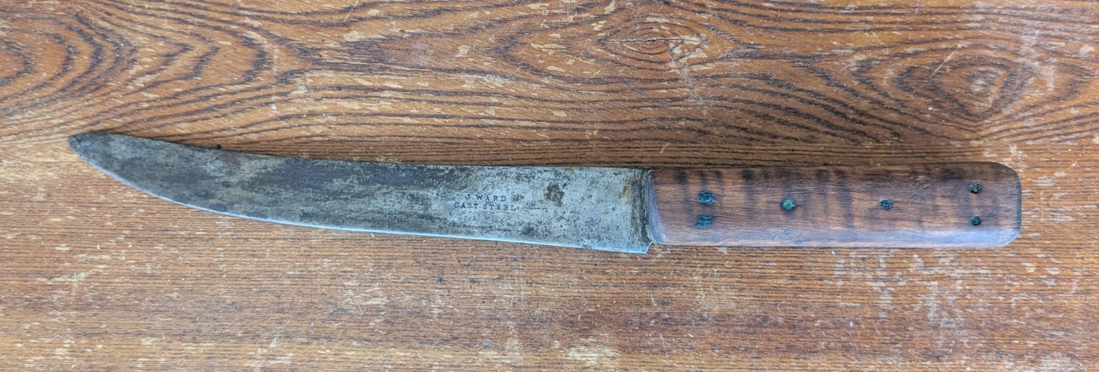 Antique 1860's J. Ward Cast Steel 14 Antique 1860's J. Ward Cast Steel 14