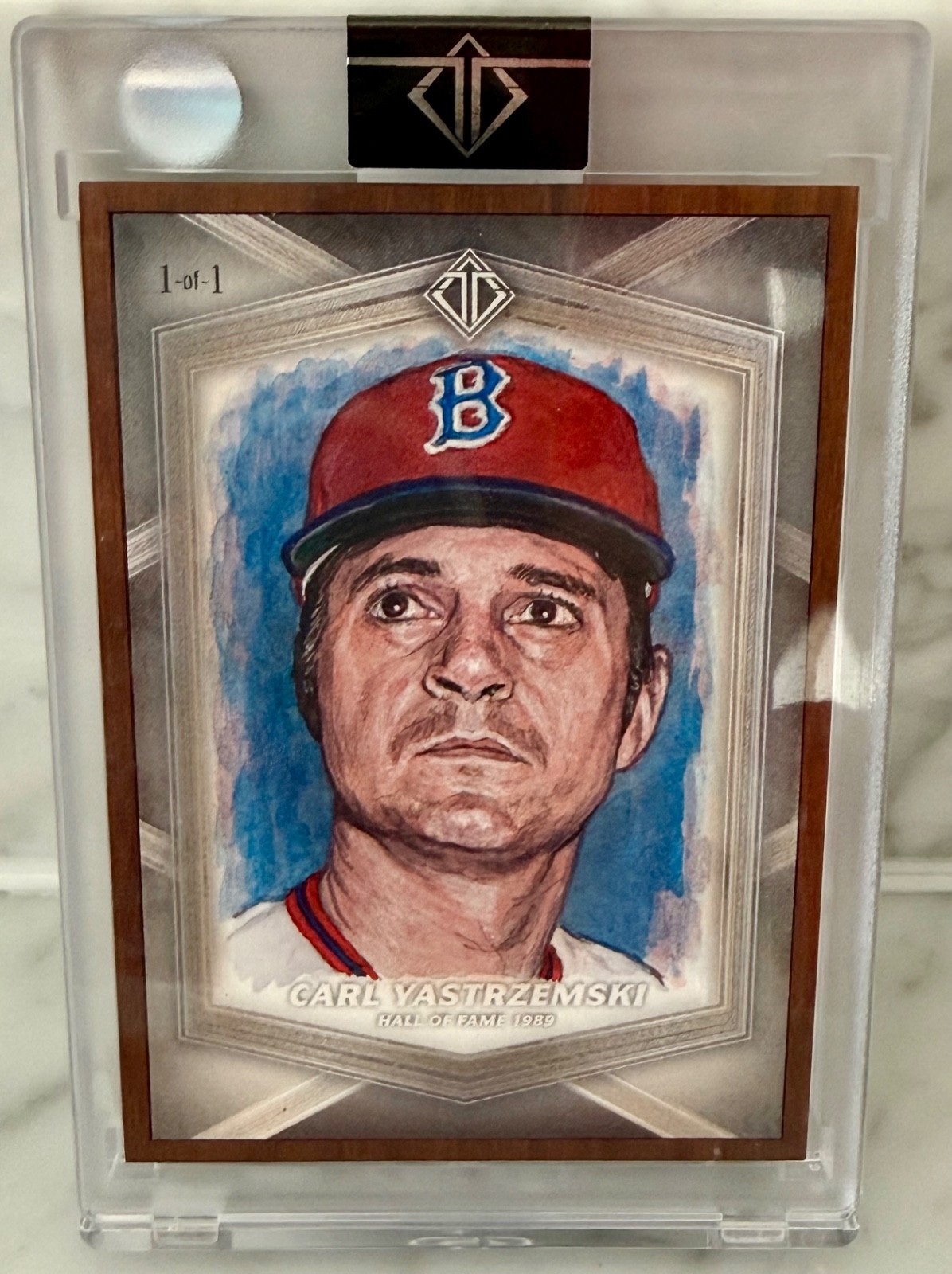 1/1 Carl Yastrzemski Hand Drawn 2020 Topps Transcendent Hall of Fame Edition 1/1 Carl Yastrzemski Hand Drawn 2020 Topps Transcendent Hall of Fame Edition