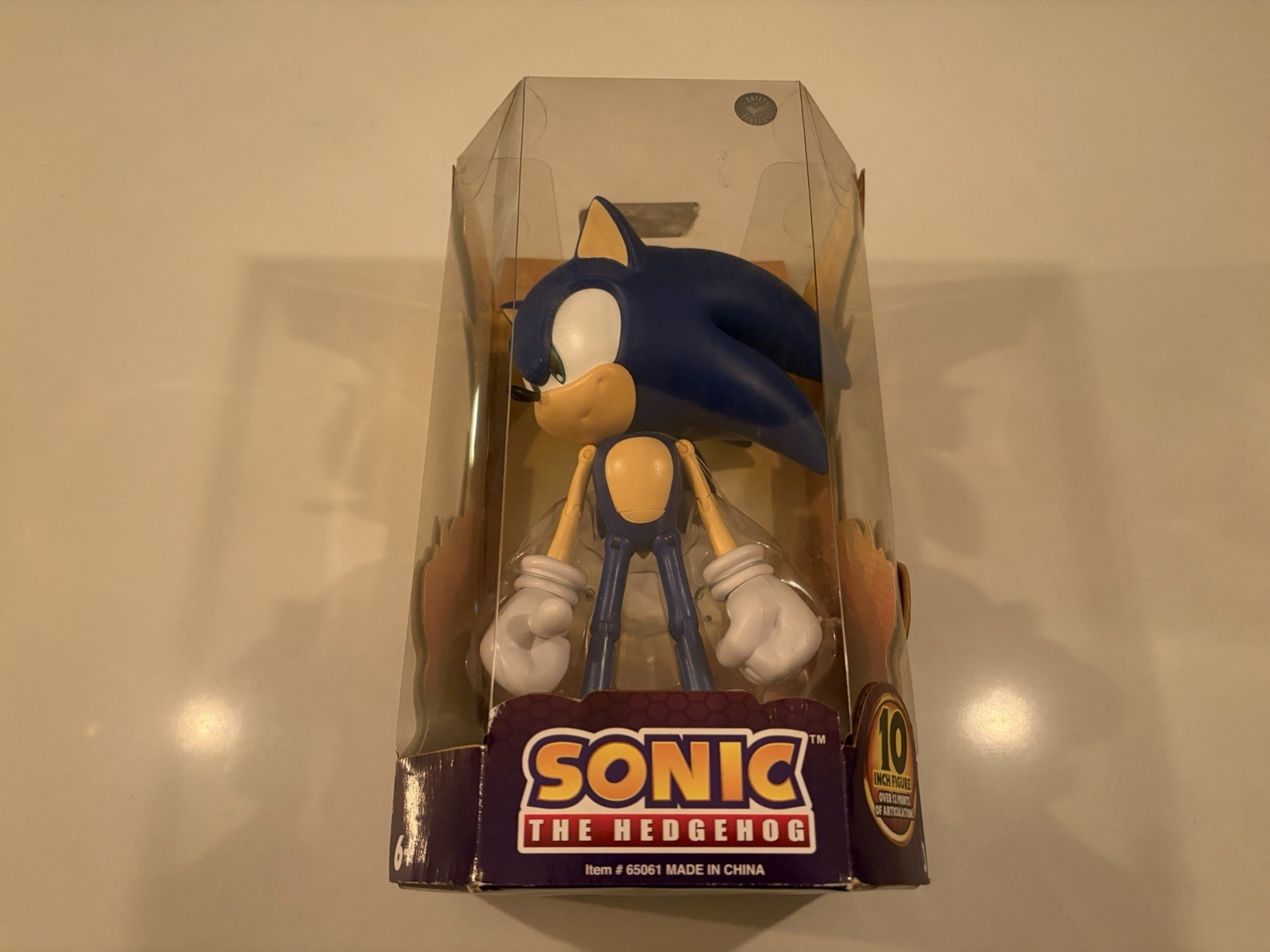 2010 Jazwares Sonic The Hedgehog 10” Inch Sonjc Figure New In Box Sega Rare 2010 Jazwares Sonic The Hedgehog 10” Inch Sonjc Figure New In Box Sega Rare