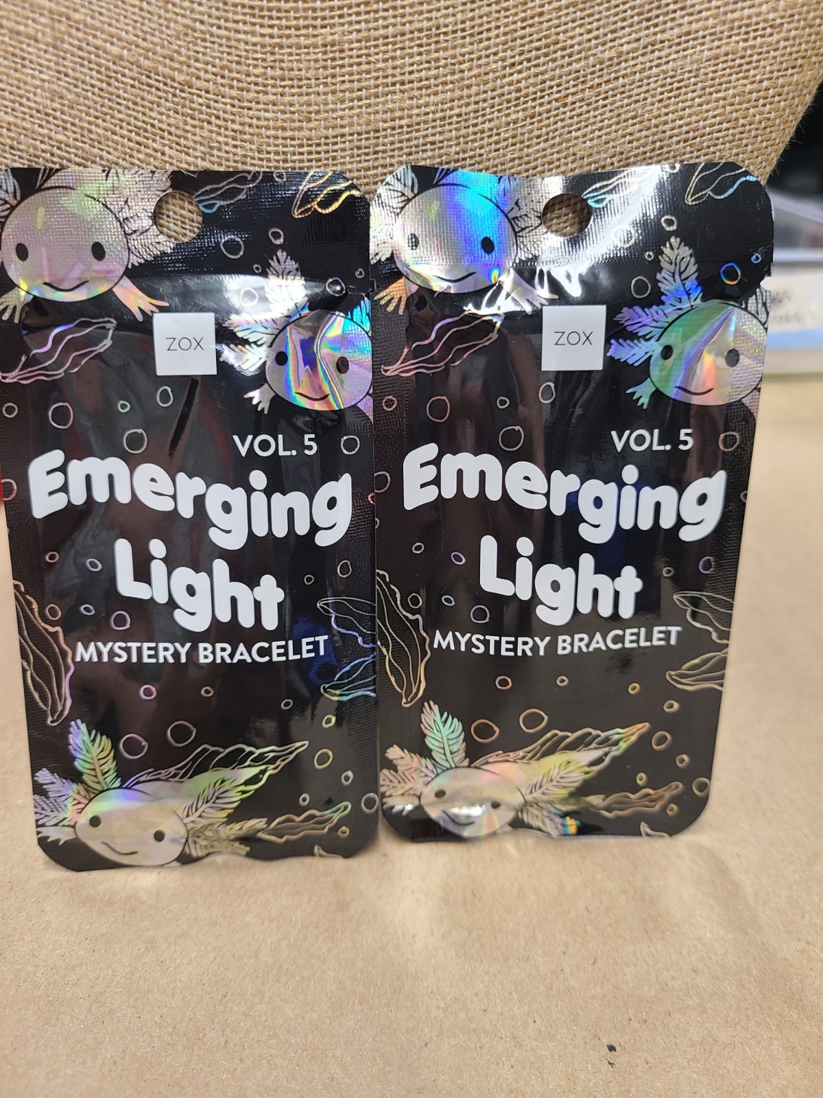 Lot Of 2 Zox Emerging Light Mystery Bracelets Large 