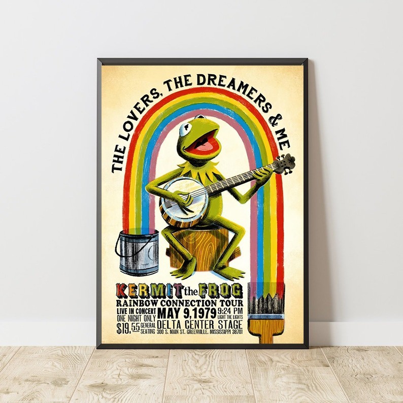 Kermit The Frog Rainbow Connection 1979 Concert Poster