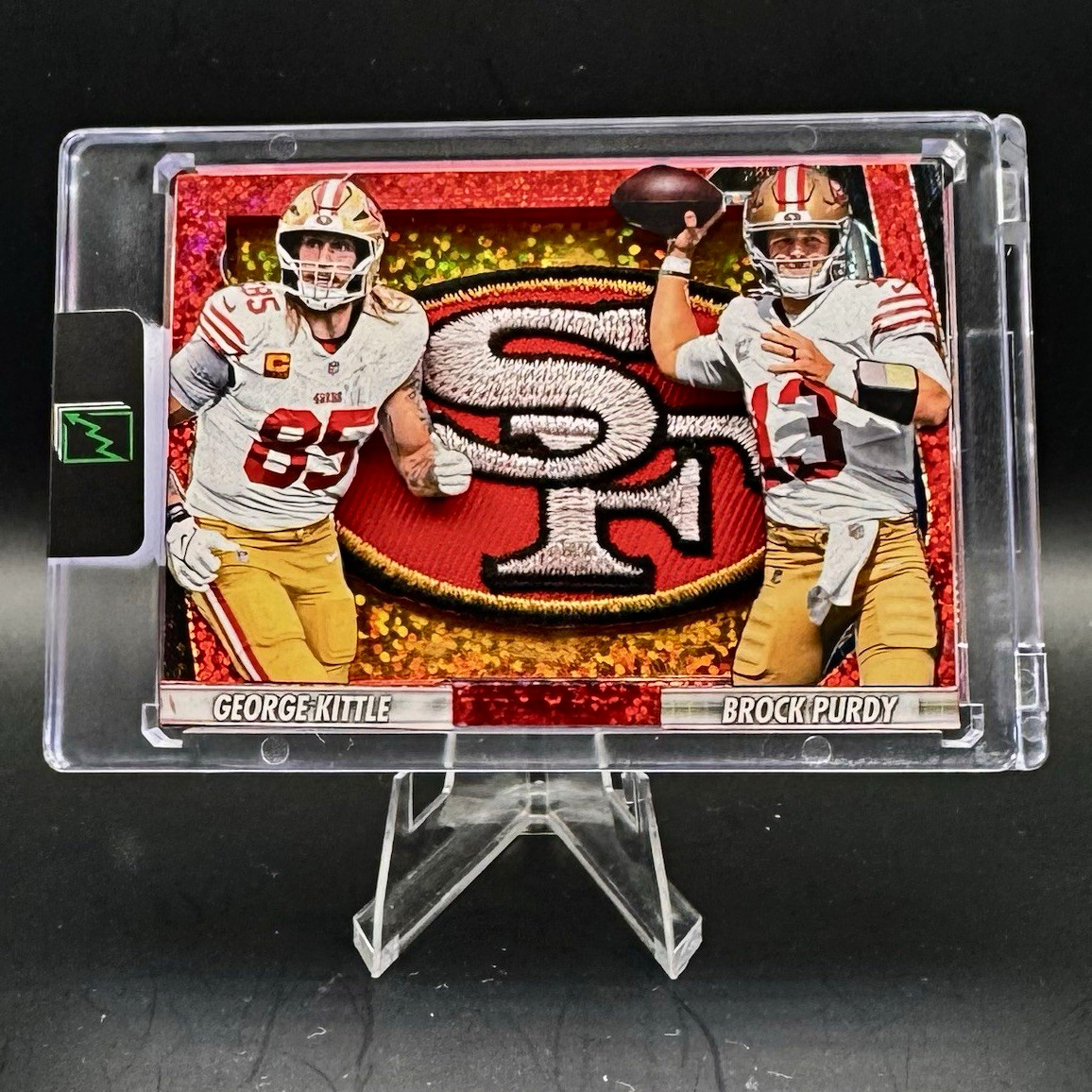 Card Madness Custom Art Brock Purdy George Kittle 1/1 San Francisco 49ers