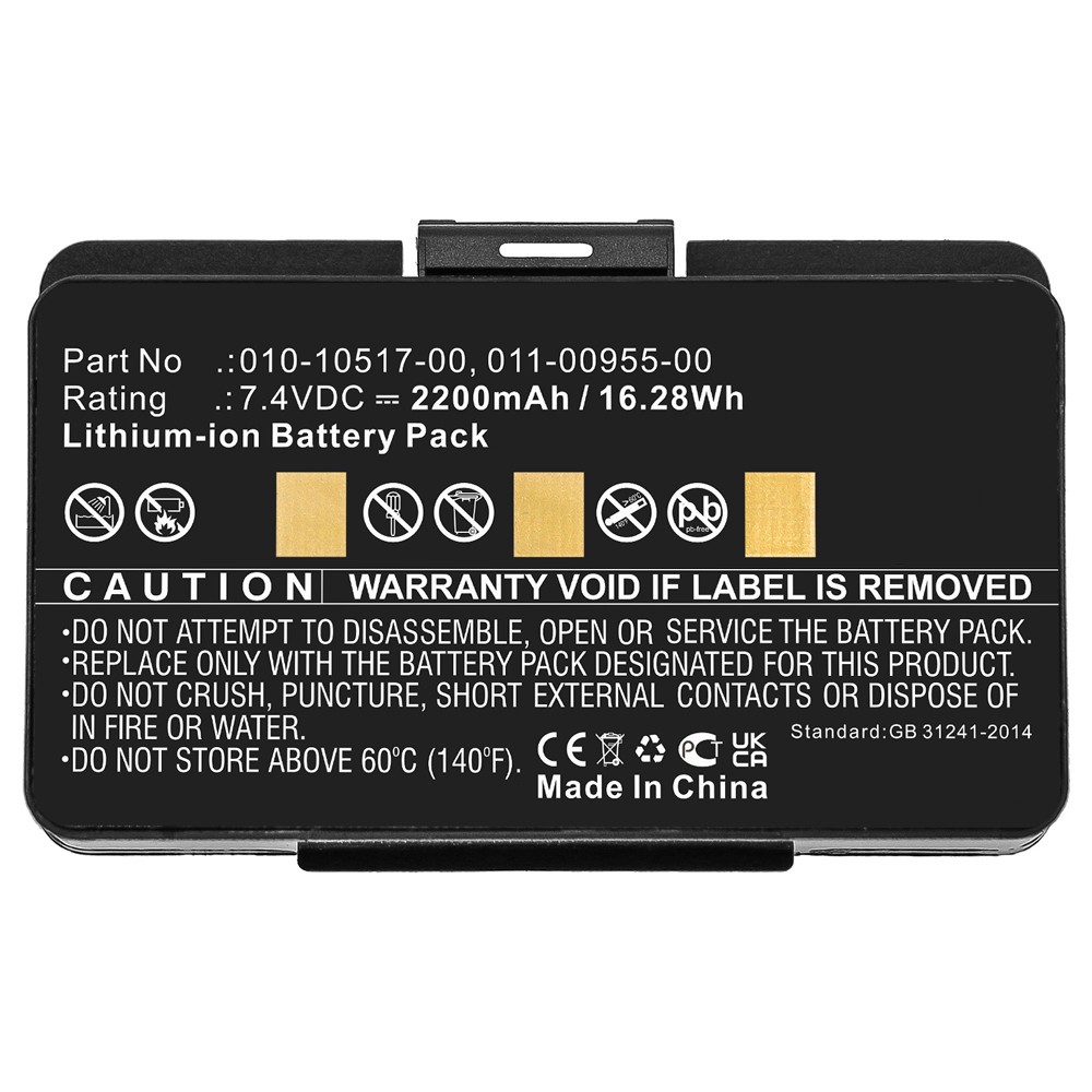 Battery for Garmin GPSMAP 276 276c 296 296c 376 376c 378 396 396c 478 495 496