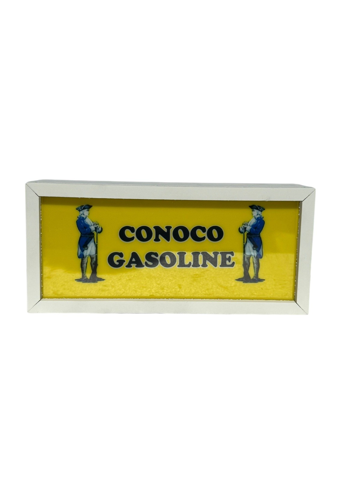 Conoco Gas Service Station Lighted Backlit Wall Sign Retro Style NEW Custom 11X5