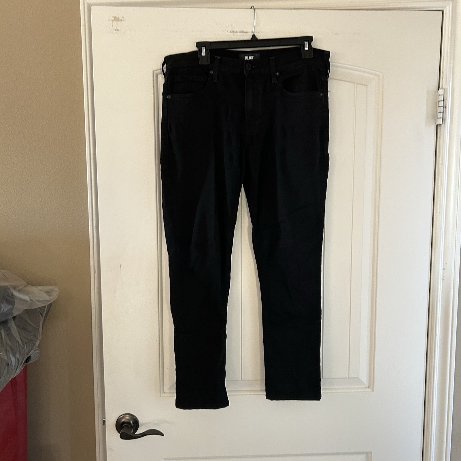 Paige Mens Lennox Denim Rayon Stretch Pants Sz 32 Paige Mens Lennox Denim Rayon Stretch Pants Sz 32