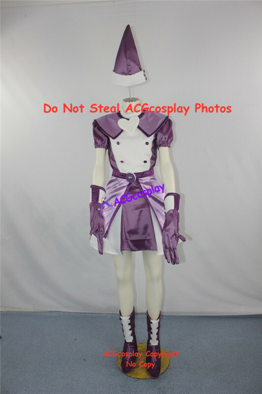 Motto Ojamajo Doremi Onpu Segawa Cosplay Costume incl boots covers and headgear