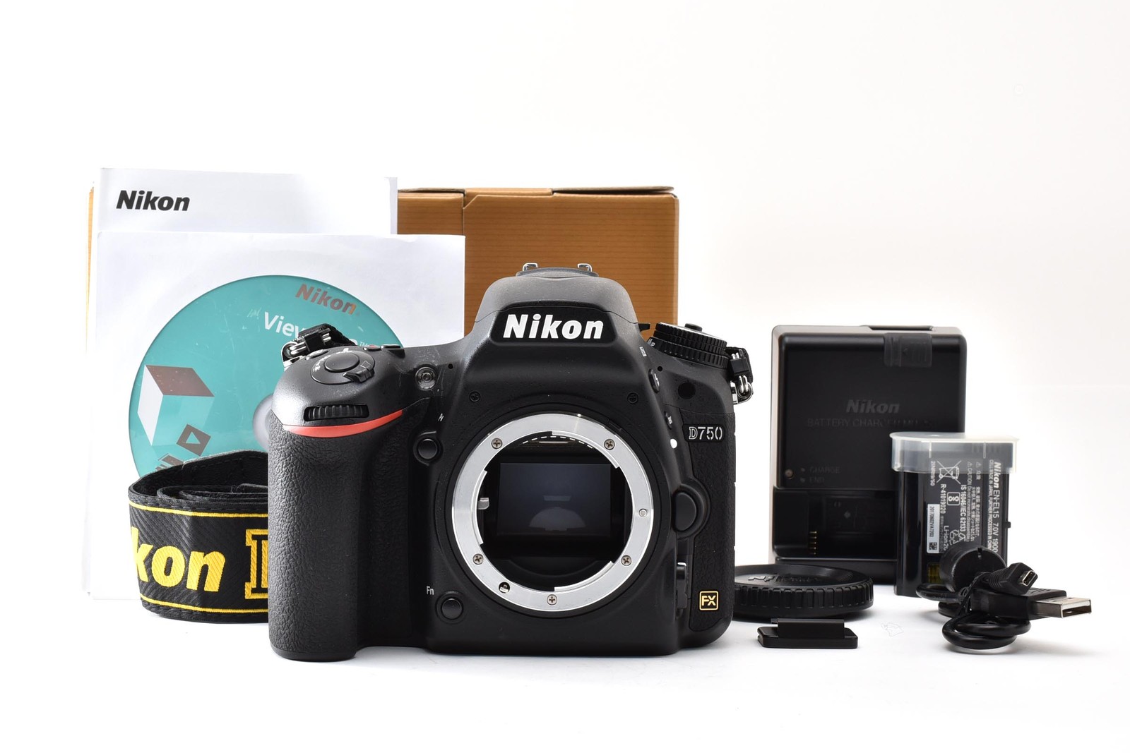 Count:198 [Almost Unused in Box] Nikon D750 Digital SLR Camera Body From JAPAN