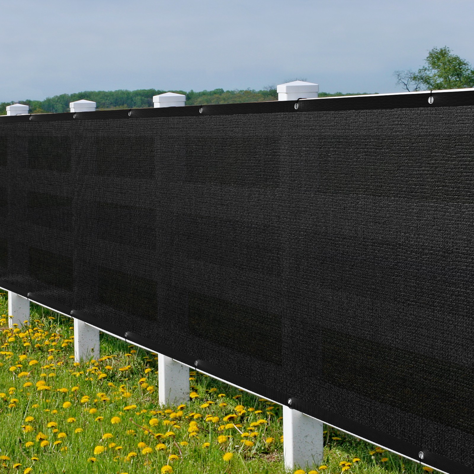 3' 4' 5' 6' 8' x50' Privacy Fence Screen Windscreen Garden Yard Mesh Shade Cover