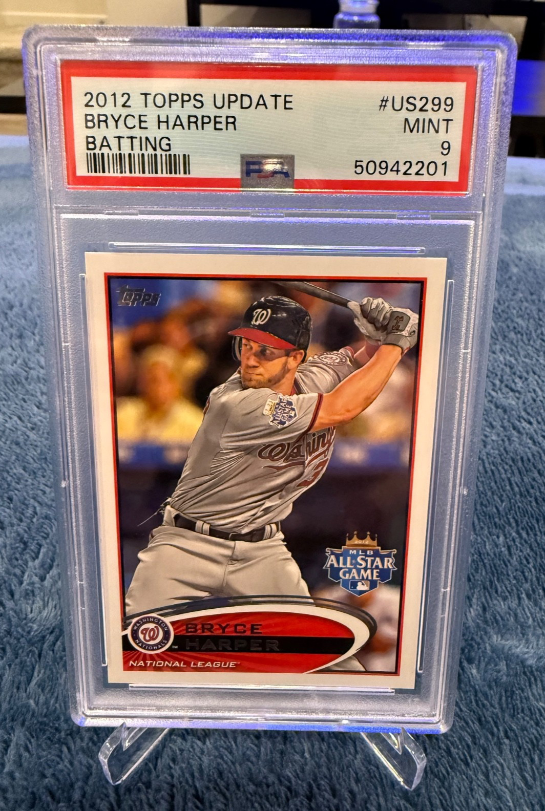 2012 Topps Update Series - All-Star Bryce Harper #US299 Batting (RC)