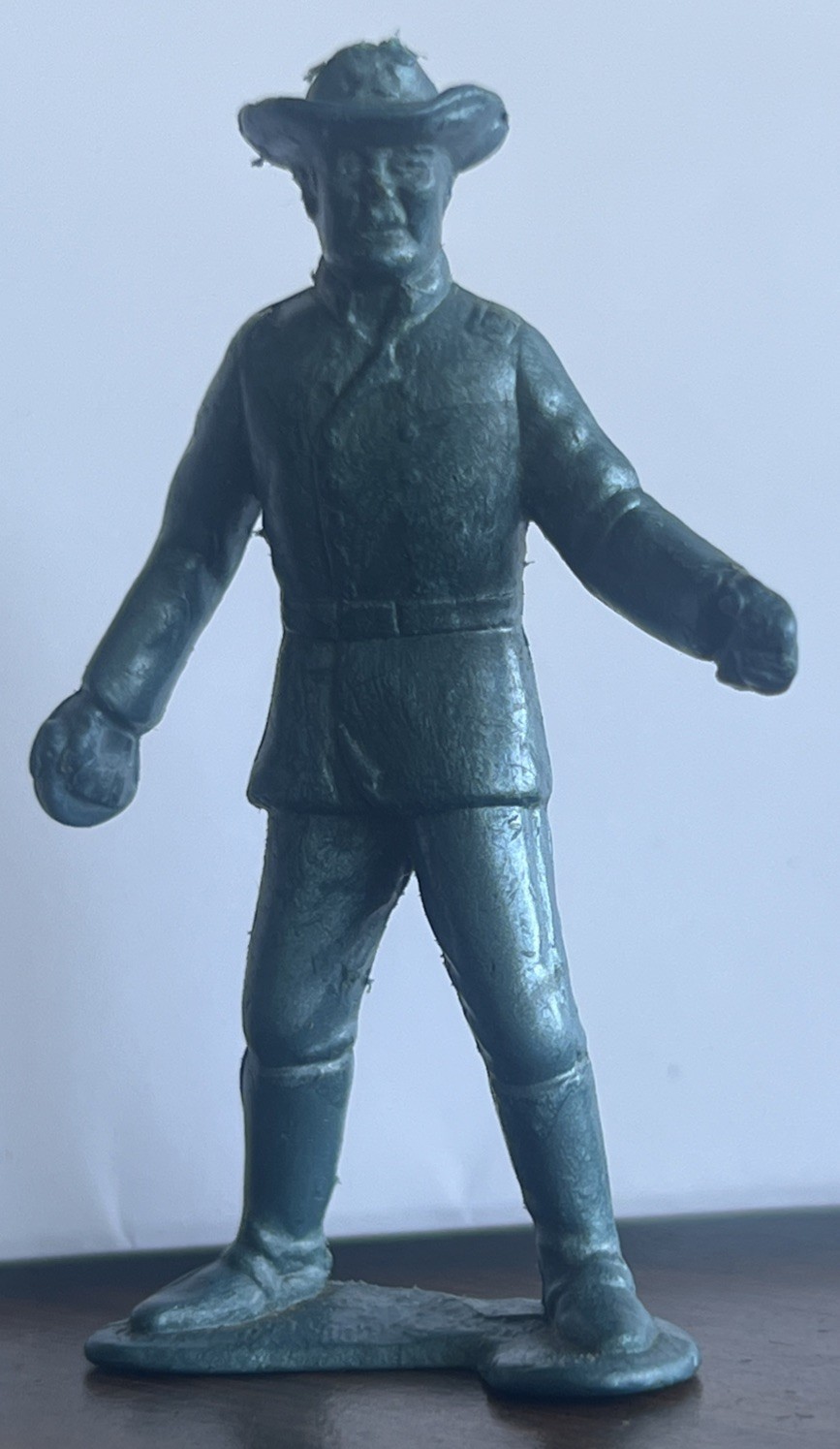 Vintage 1955 Marx Rin Tin Tin Lt Rip Masters Figure Screen Gems Fort Apache Blue