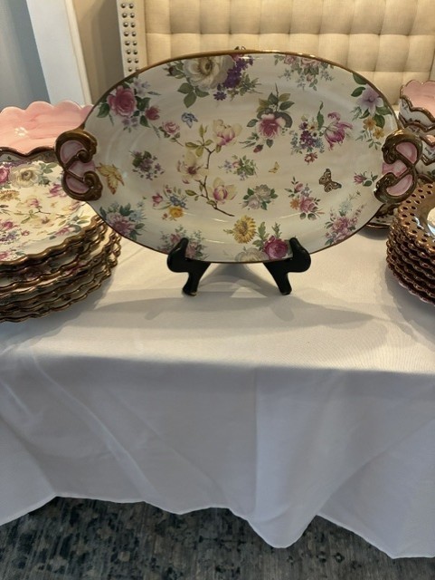 Mckenzie Childs Chelsea Luster Retired Platter