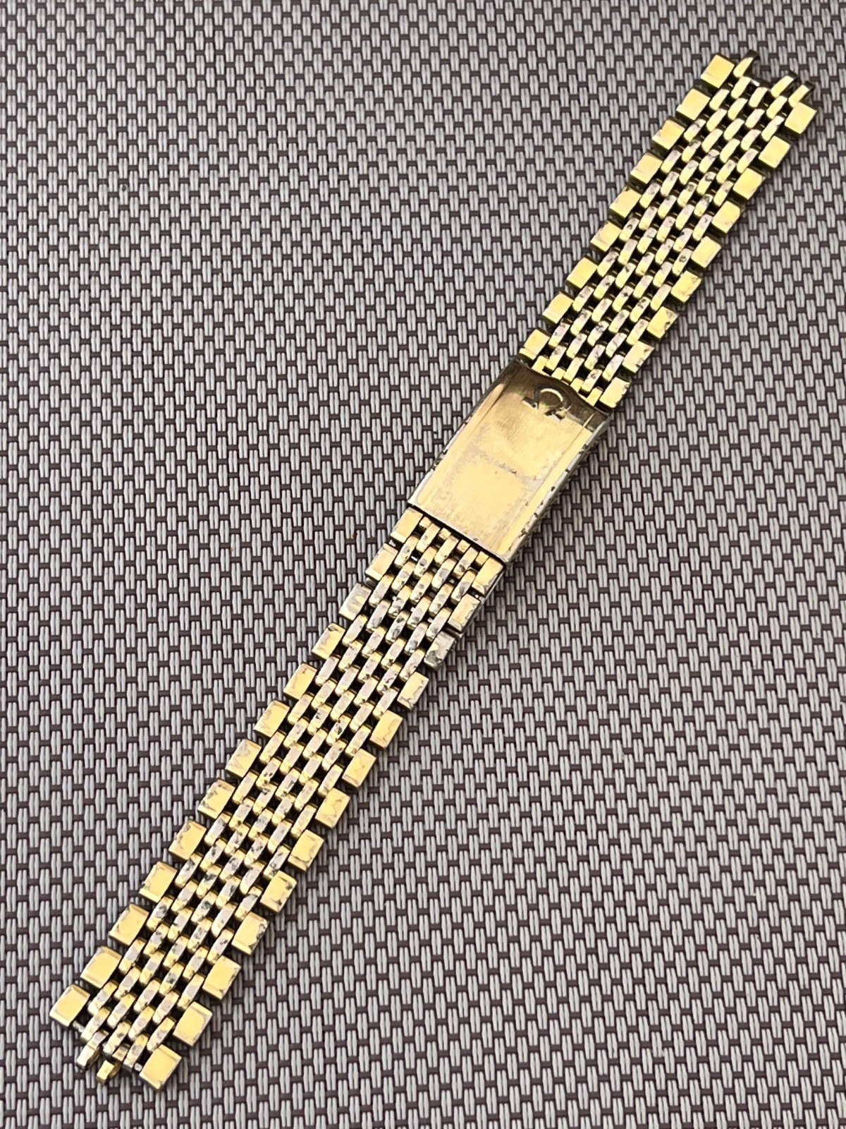 OMEGA De Ville 1037 Bracelet Watch Vintage Mens Stainless Steel Band No.12