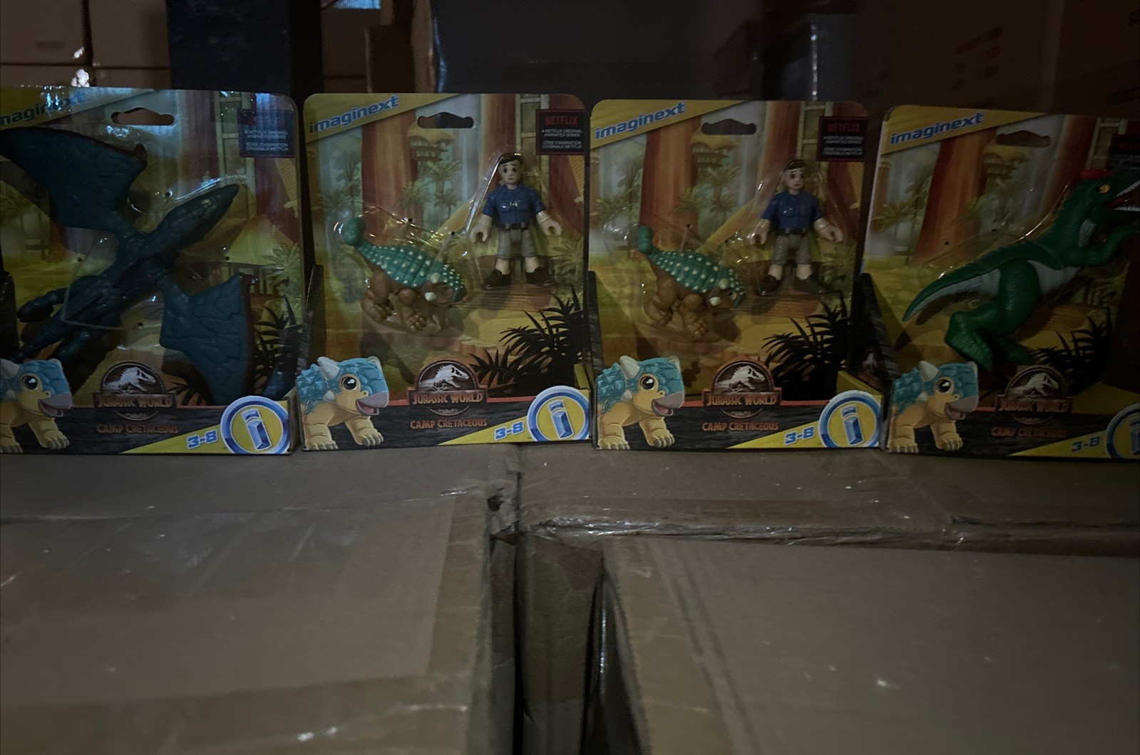 Imaginext Jurassic World Camp Assorted figures Lot of 4