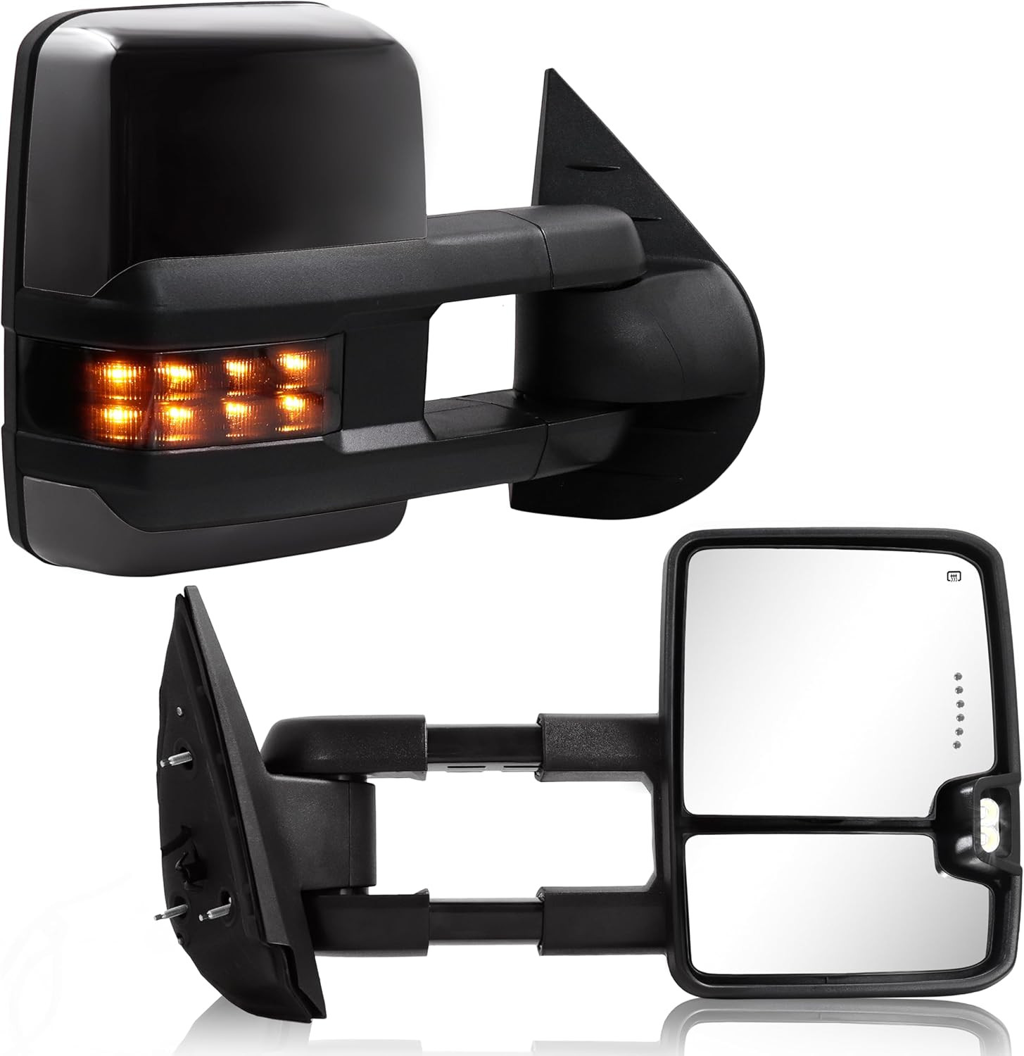 2007-2014 Silverado Sierra Towing Mirror Pair – Compatible Replacement