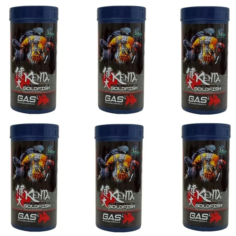 6 Bottles CZ Aqua Kenta Goldfish Gas Release Formula Sinking Pellets Food 150g