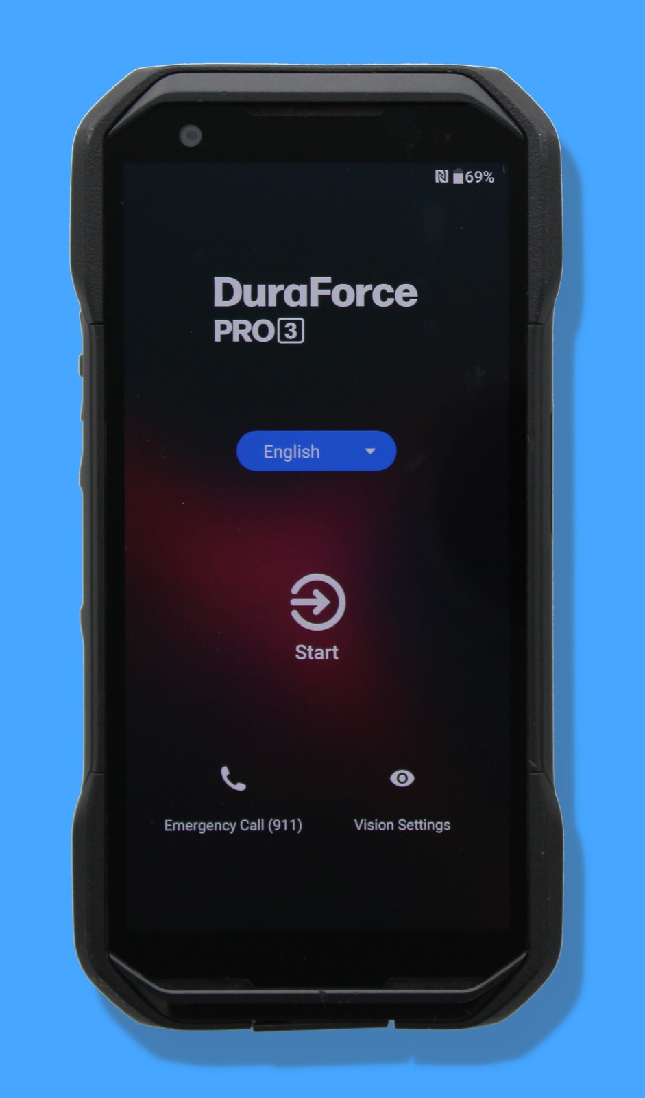 VERIZON / UNLOCKED KYOCERA DURAFORCE PRO 3 E7200 128GB SMARTPHONE BLACK