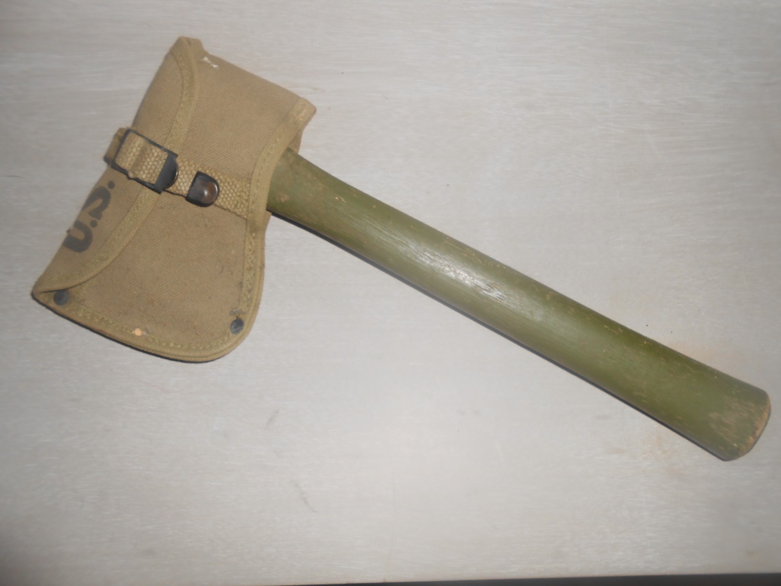 WWII 1942 US Military Hand Axe and Sheath marked Shane Co. 1942 WWII 1942 US Military Hand Axe and Sheath marked Shane Co. 1942