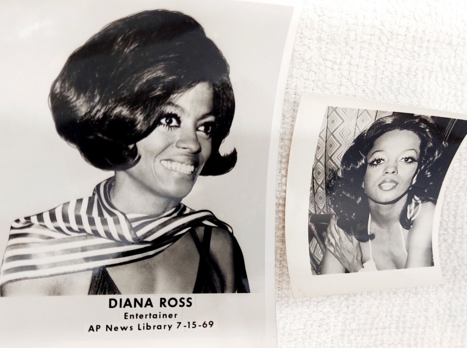 RARE DIANA ROSS Vintage  Small Photos 3.5×5 AP Photo  & 2.5x2.5 Photo