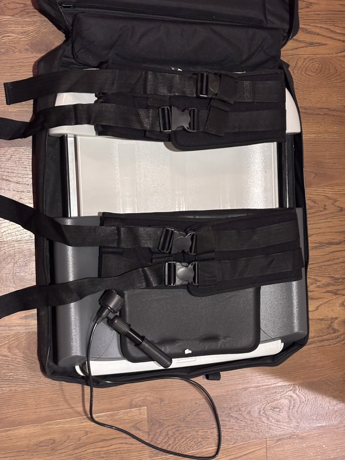Saunder Lumbar Traction Device W/ Hand Pump in Travel Case