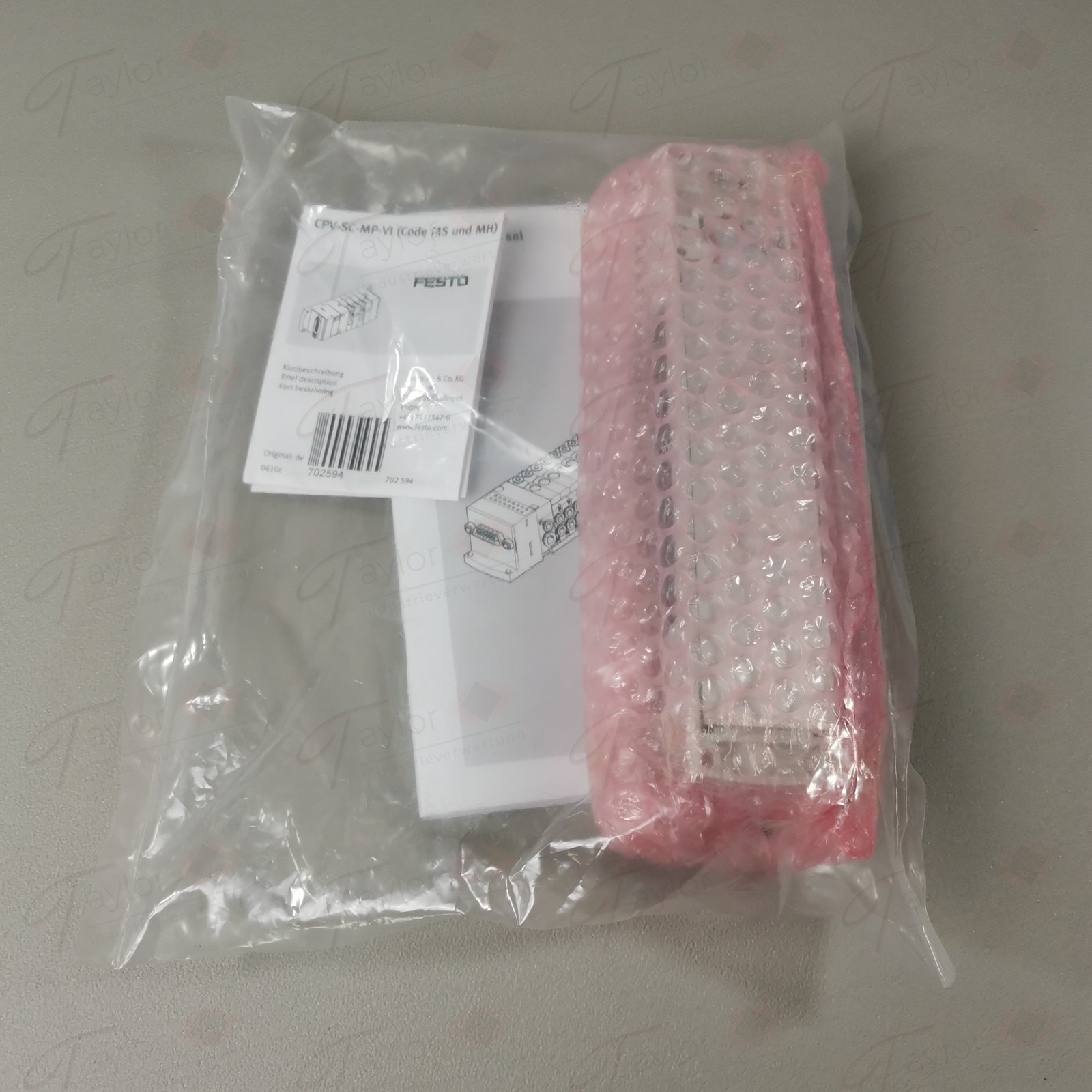 Festo 525675 CPV-SC-MP-VI 80P-10-1MS-PF-N-SLG-10KLL-D NEW in Original Box