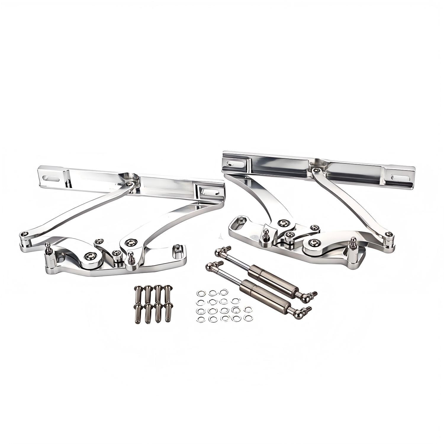 For 1965-1967 Chevy Impala Camino Billet Aluminum Hood Hinges Pair For 1965-1967 Chevy Impala Camino Billet Aluminum Hood Hinges Pair