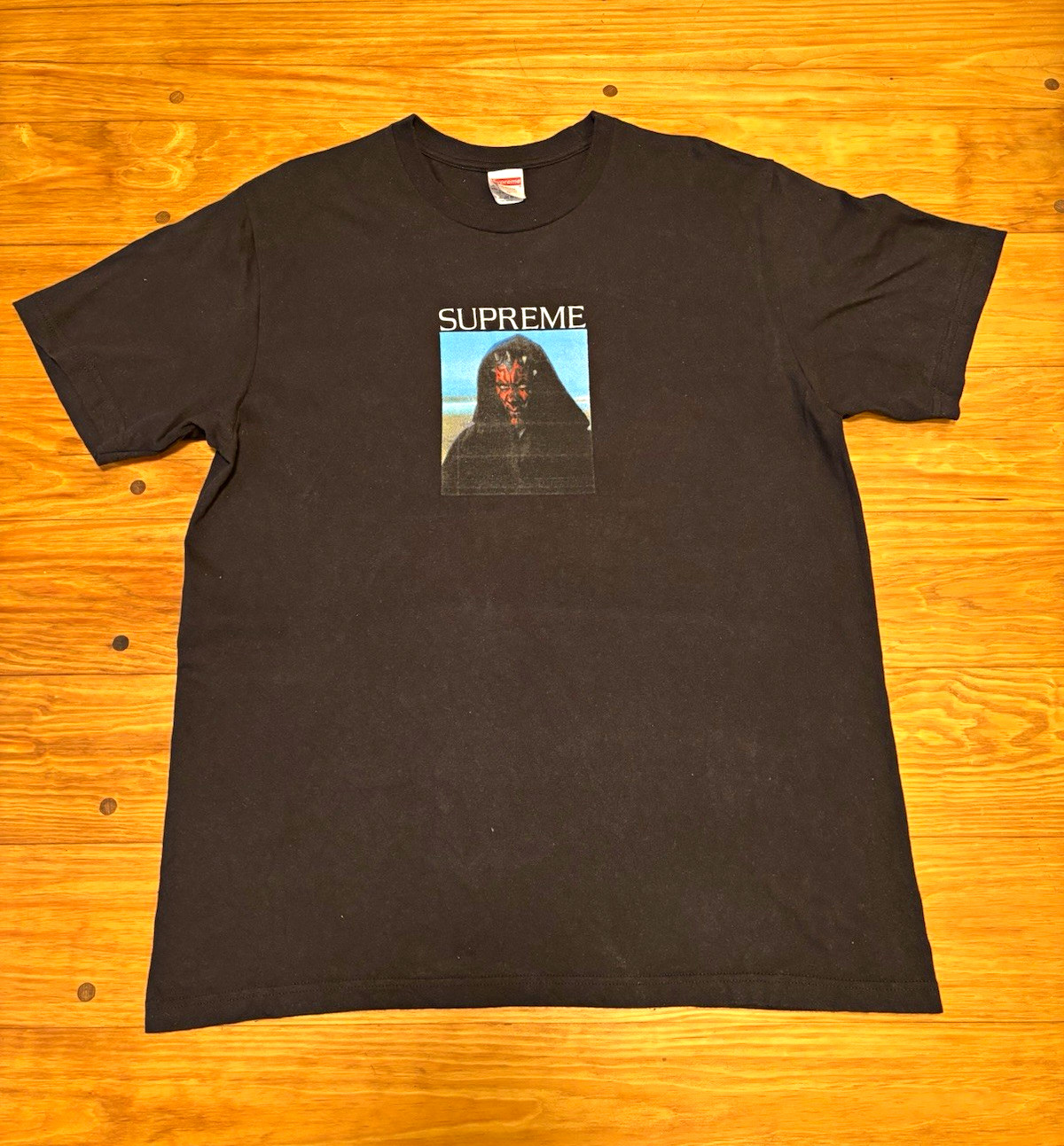Supreme Sith Tee Star Wars Darth Maul Graphic Logo Tee Black Preshrunk Cotton M