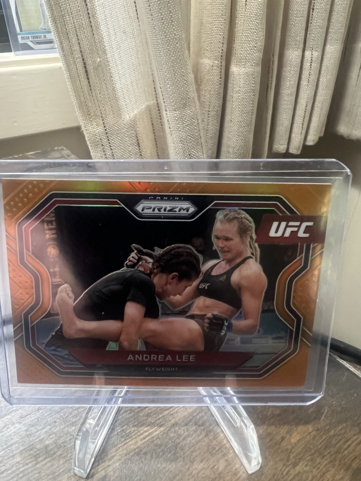 2021 Panini Prizm UFC - Andrea Lee #172 Orange Prizm /99 2021 Panini Prizm UFC - Andrea Lee #172 Orange Prizm /99