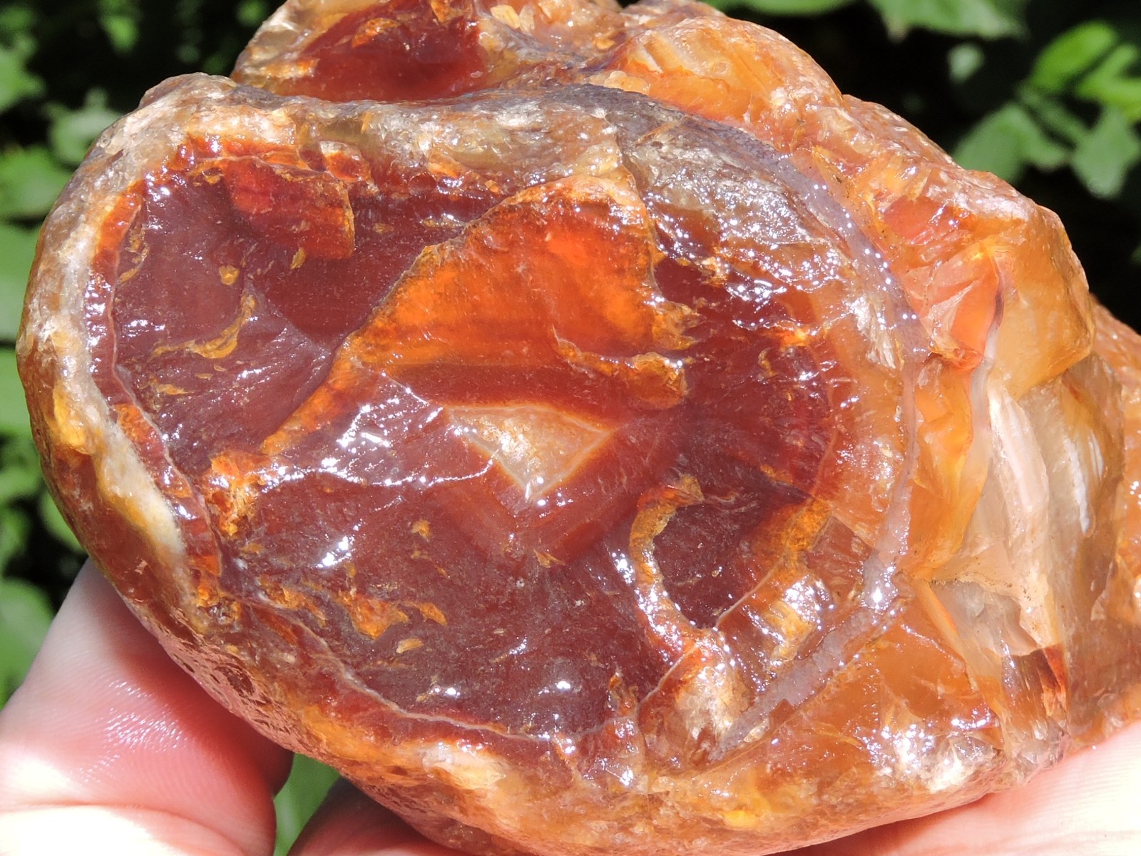 Brazilian Carnelian Agate Nodule RAW Rough Stone (2.3Lb) 100% Natural Rock