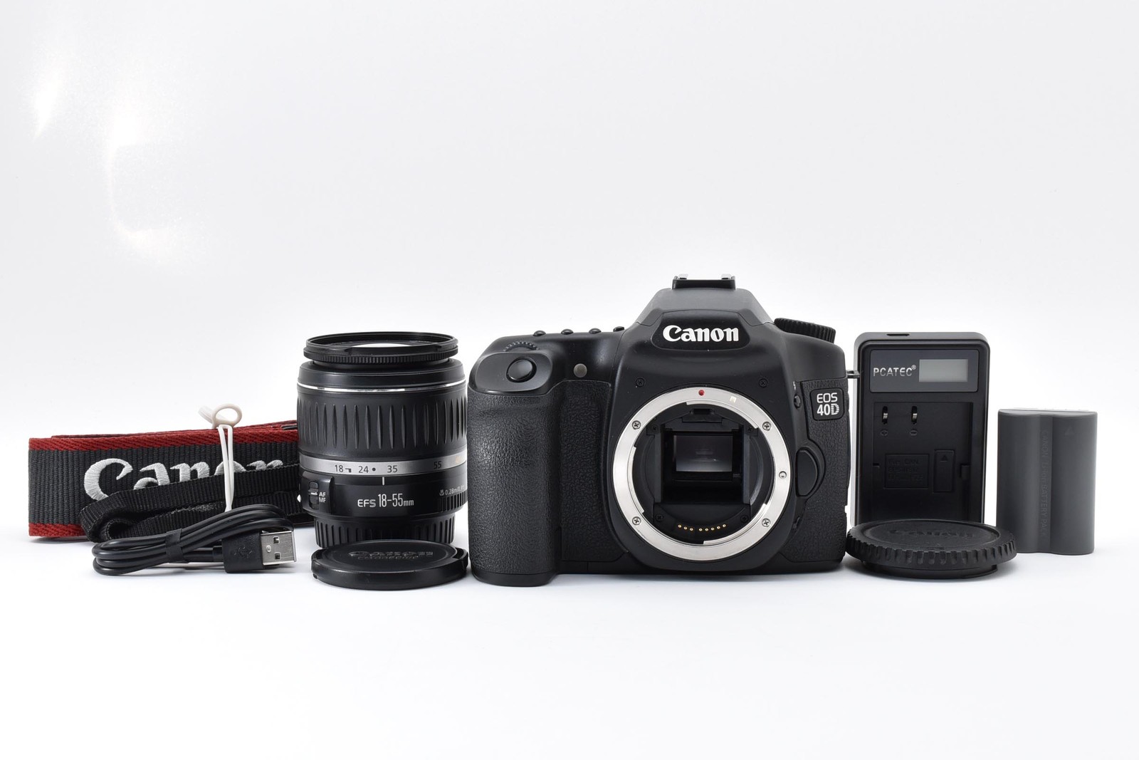 [Exc+4] Canon EOS 40D 10.1MP DSLR Digital Camera Body w/18-55mm lens from JAPAN