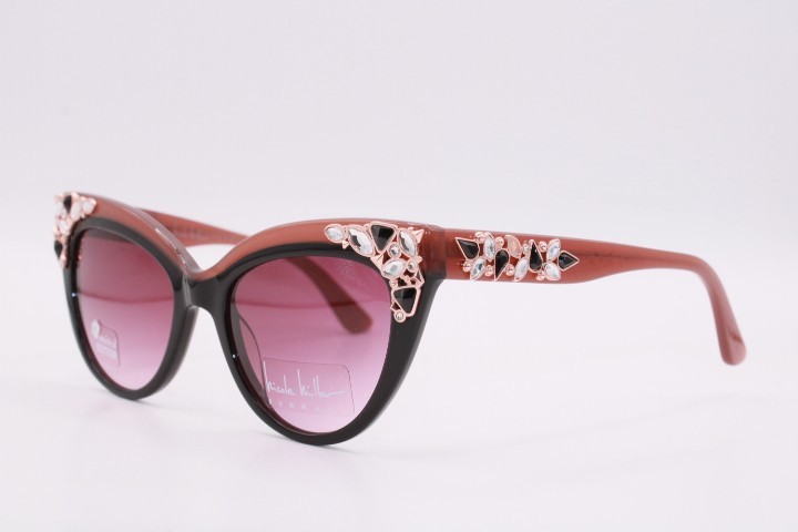 NEW NICOLE MILLER RUNWAY CORSICA C01 BLACK BROWN AUTHENTIC SUNGLASSES 52-19 K1 NEW NICOLE MILLER RUNWAY CORSICA C01 BLACK BROWN AUTHENTIC SUNGLASSES 52-19 K1