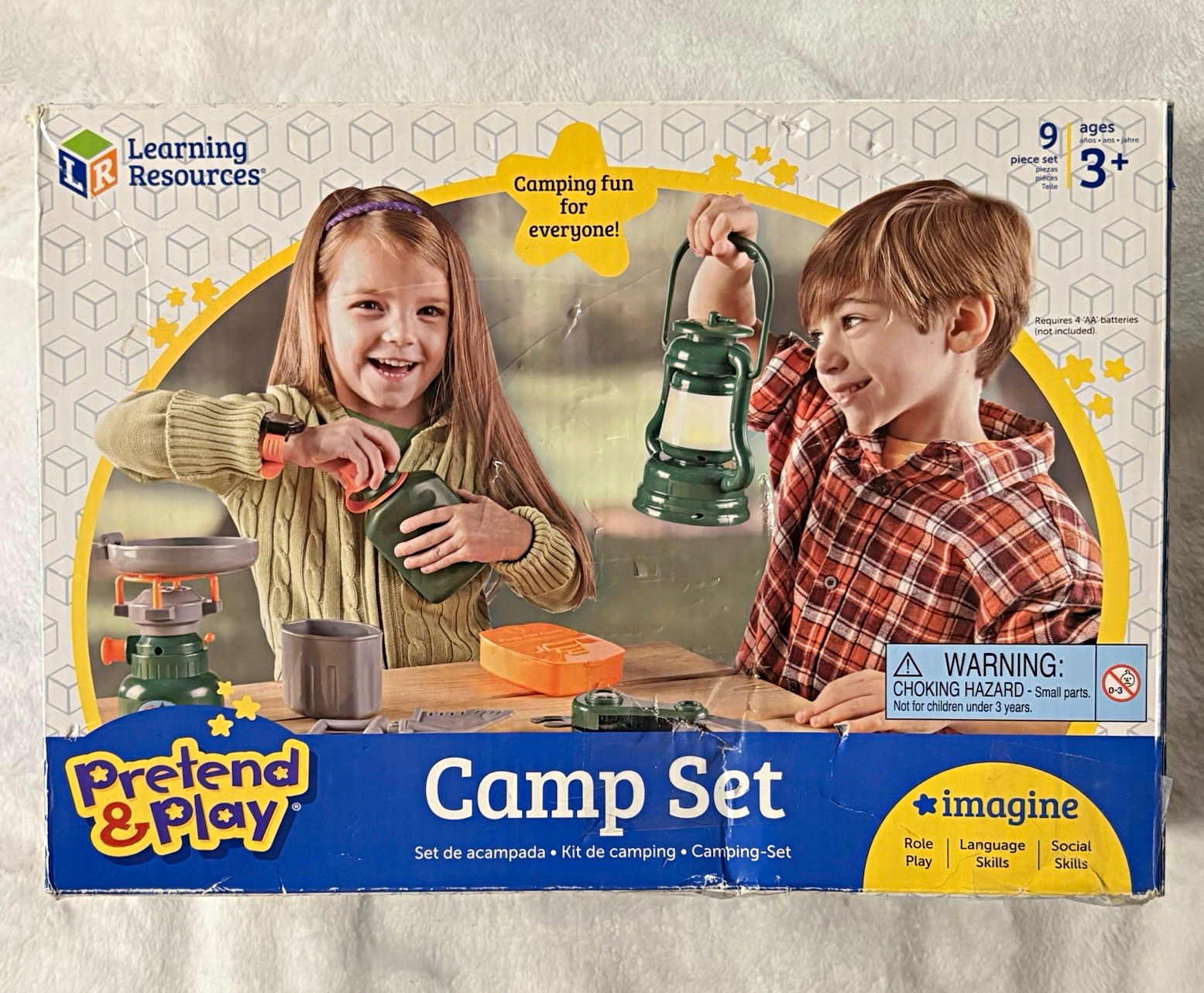 Learning Resources Pretend & Play Camp Set 9-Piece Ages 3+ LER2653