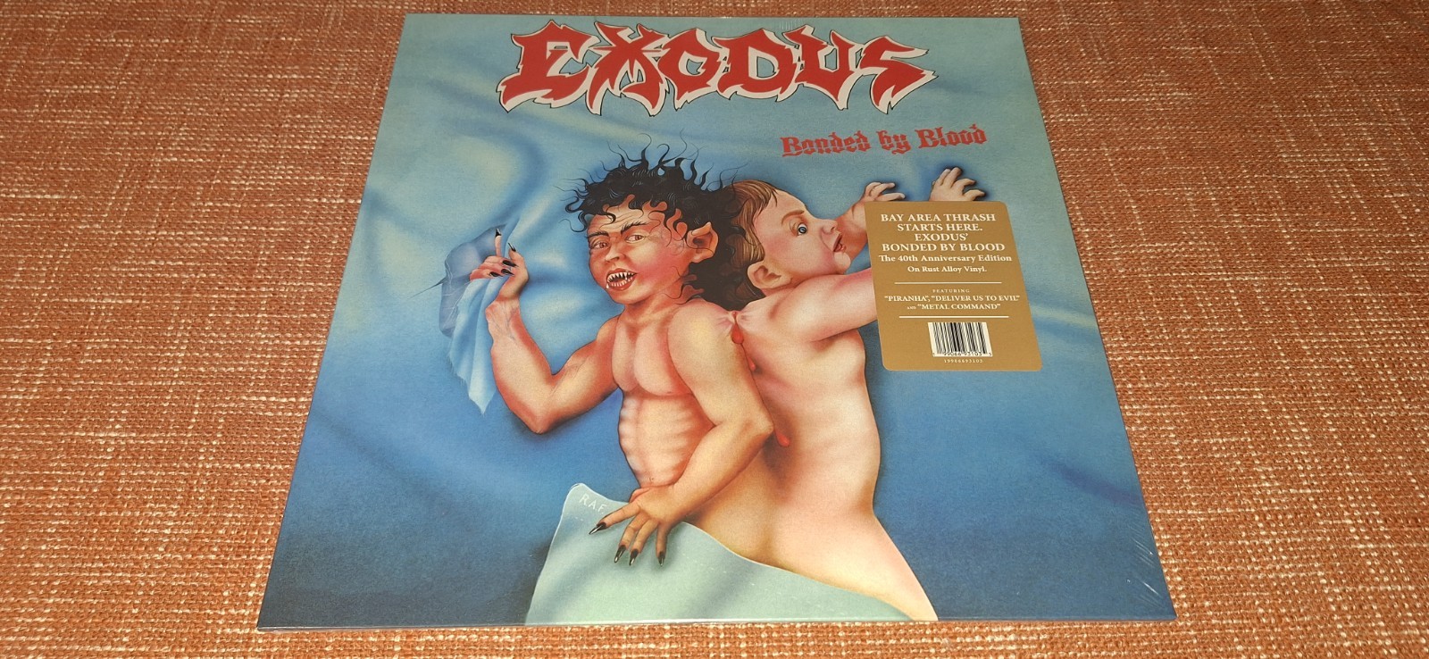 EXODUS - BONDED BY BLOOD SEALED Revolver Exclusive Rust Alloy /500 Made Rare 