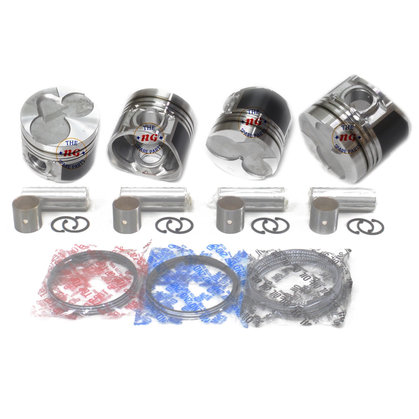 D4BA Piston&Ring Set for Hyundai H1 H-100 Porter Galloper 2.5L Diesel Engine D4BA Piston&Ring Set for Hyundai H1 H-100 Porter Galloper 2.5L Diesel Engine