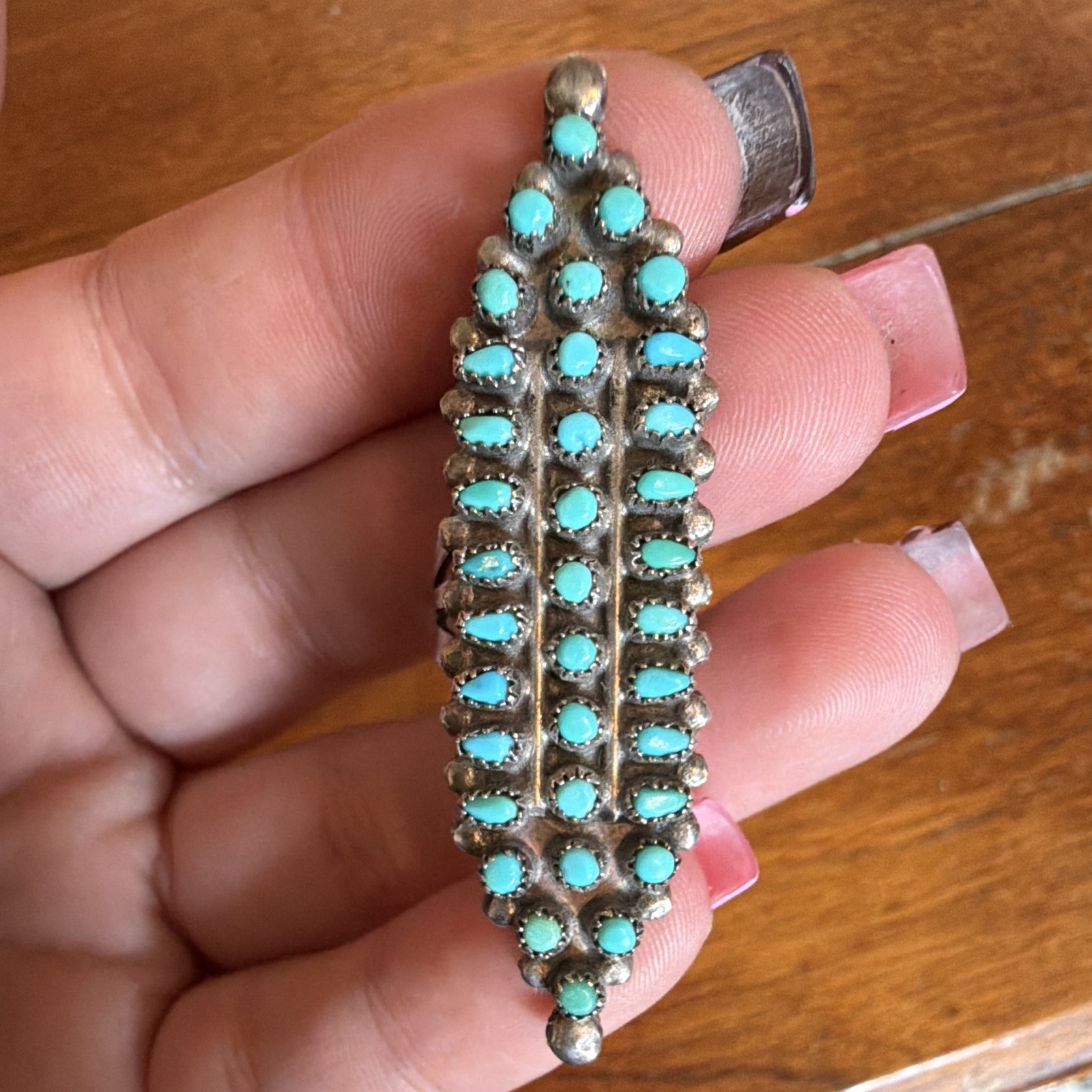 1960s Vintage Native American Zuni snake eye Turquoise Sterling Silver Ring 1960s Vintage Native American Zuni snake eye Turquoise Sterling Silver Ring