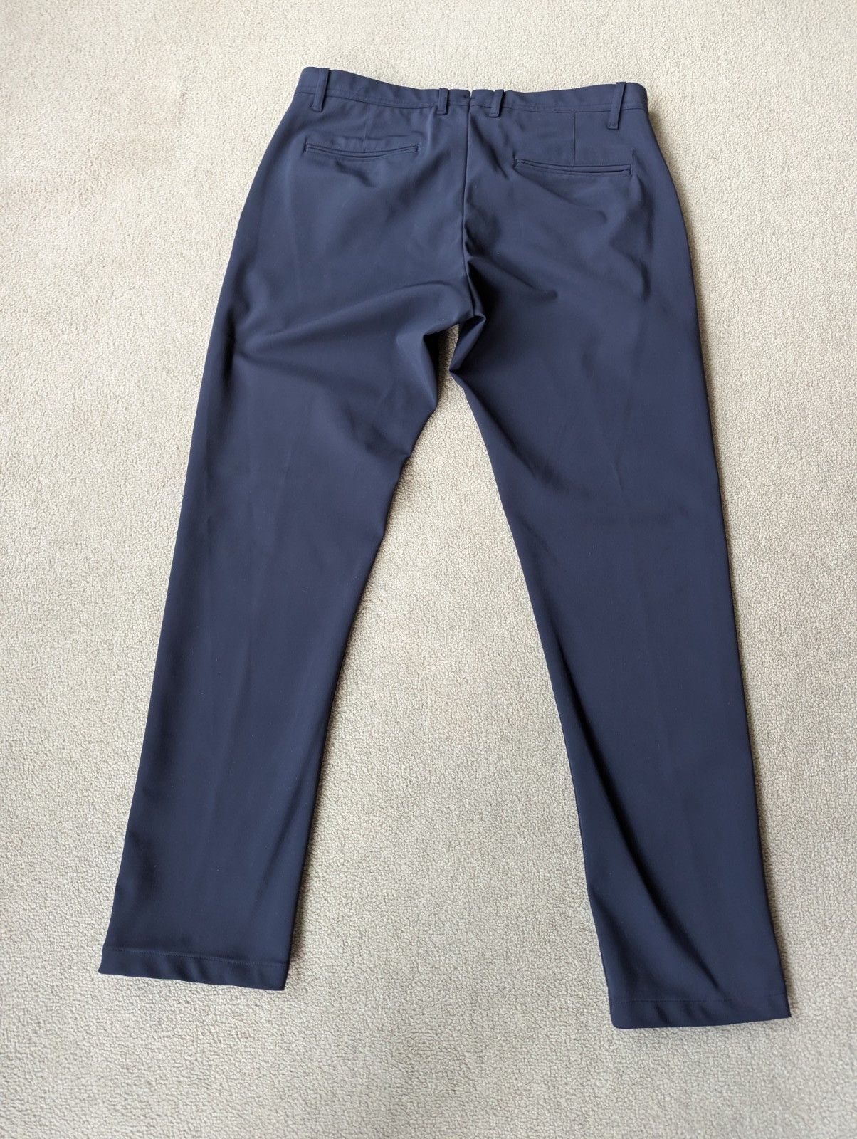 Proper Cloth Men\'s Casual Pants Carvico Navy Performance Proper Cloth Men\'s Casual Pants Carvico Navy Performance