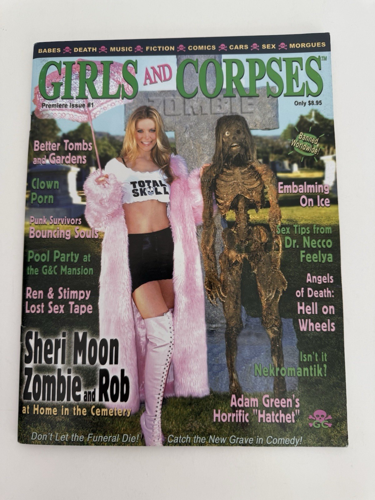 Girls And Corpses Magazine Premiere Issue #1 2007 Sheri Moon Zombie