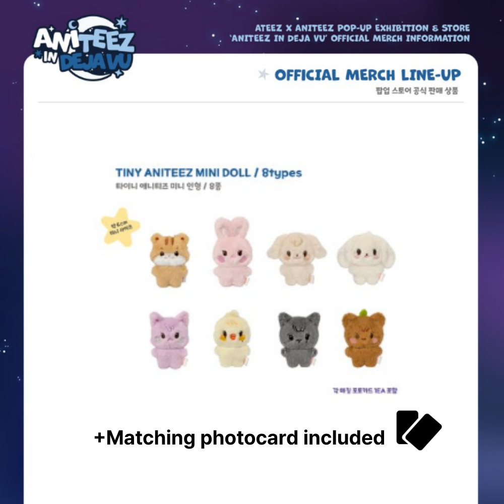 [OFFLINE] ATEEZ ANITEEZ IN Deja Vu POP UP STORE OFFICIAL MERCH TRACKING NUMBER