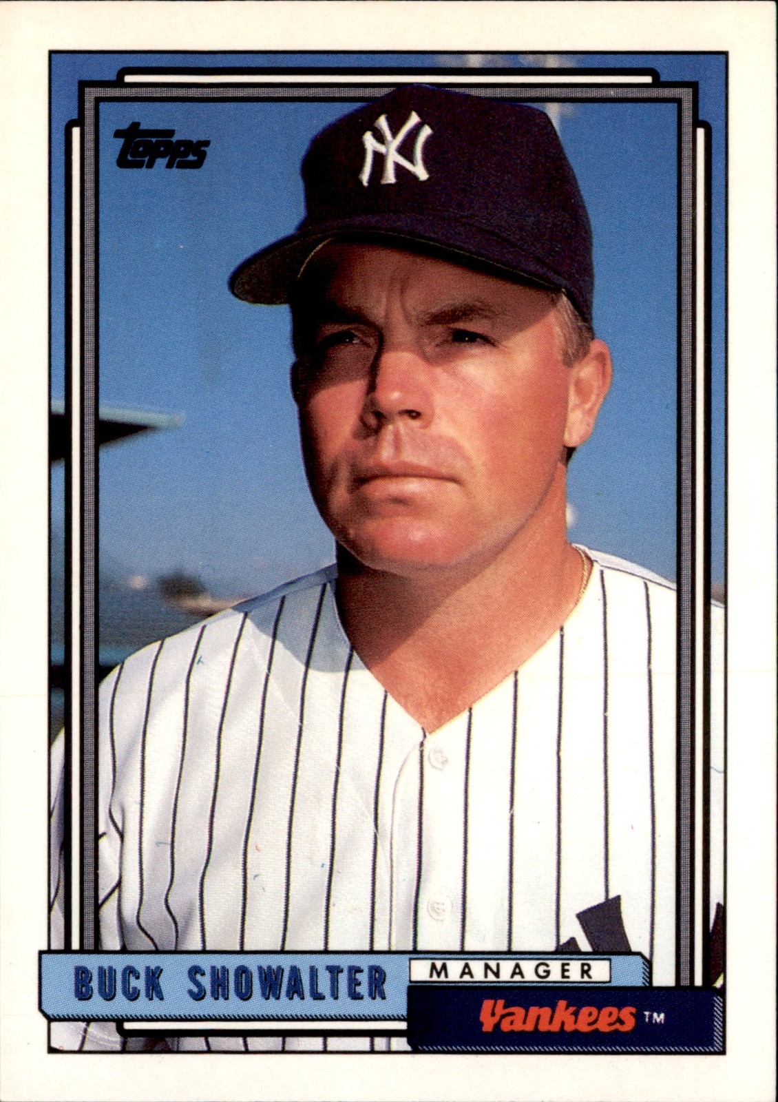 1992 Topps #201 Buck Showalter New York Yankees Near Mint 1992 Topps #201 Buck Showalter New York Yankees Near Mint