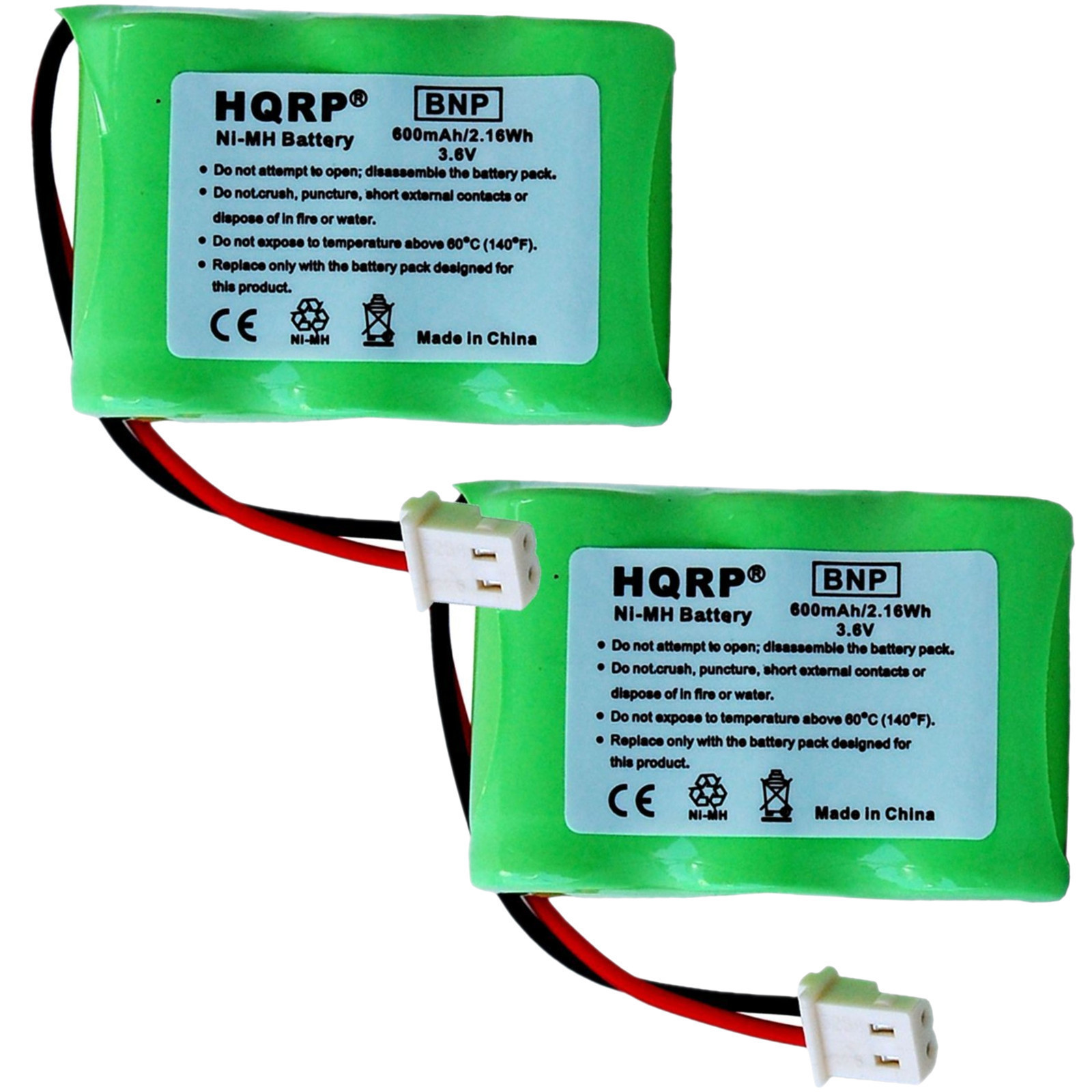 2-Pack HQRP Battery for Eton / GRUNDIG FR200 FR200G FR250 FR300 FR350 Radio