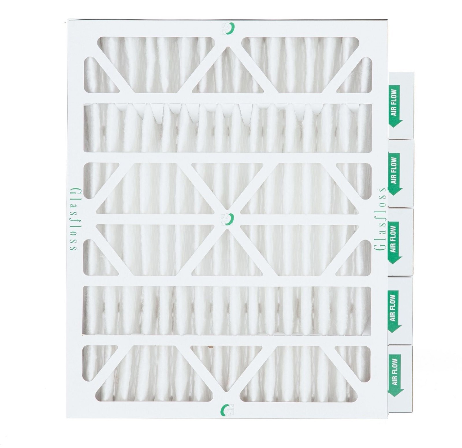 Glasfloss ZL 20x24x4 MERV 10 (FPR 7) Pleated HVAC Air Filters. Case of 6