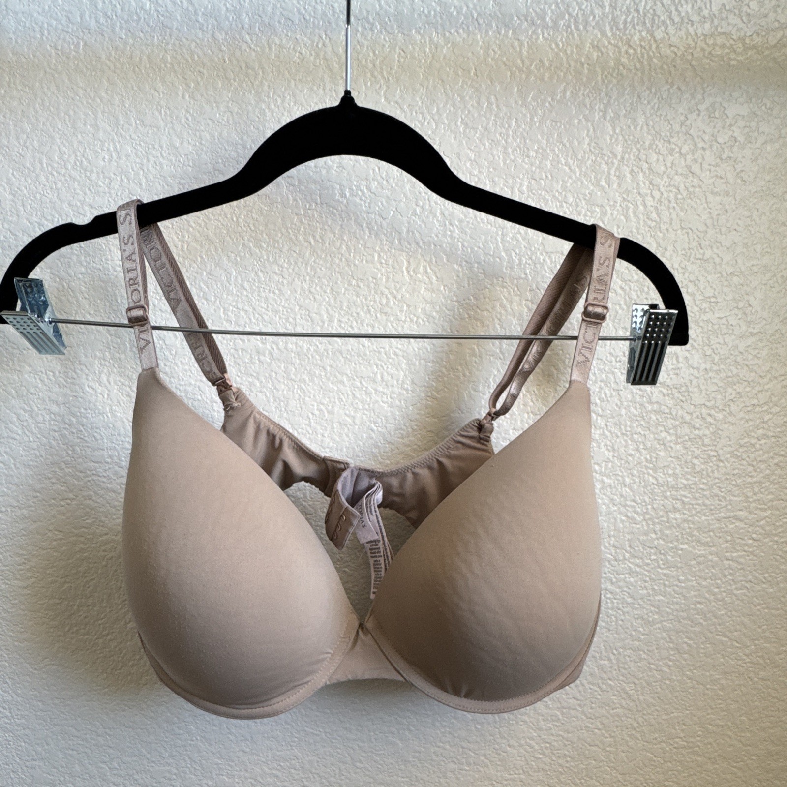 Victoria\'s Secret T-shirt Lightly Lined Demi 38 DD Beige Underwire Bra Victoria\'s Secret T-shirt Lightly Lined Demi 38 DD Beige Underwire Bra