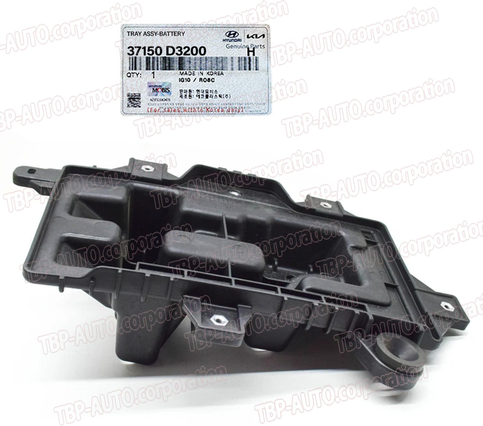 OEM ® Battery Tray Plastic Base Holder Carrier 2016-2018 Tucson 1.6L 37150D3200 OEM ® Battery Tray Plastic Base Holder Carrier 2016-2018 Tucson 1.6L 37150D3200