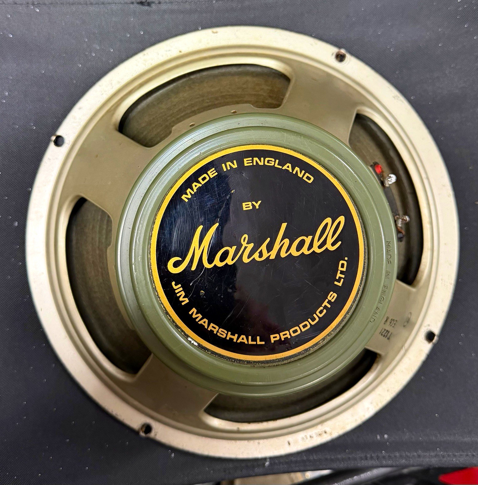1970  G12M PreRolaCelestion Greenback Marshall labeled Speaker w/Pulsonic Cone