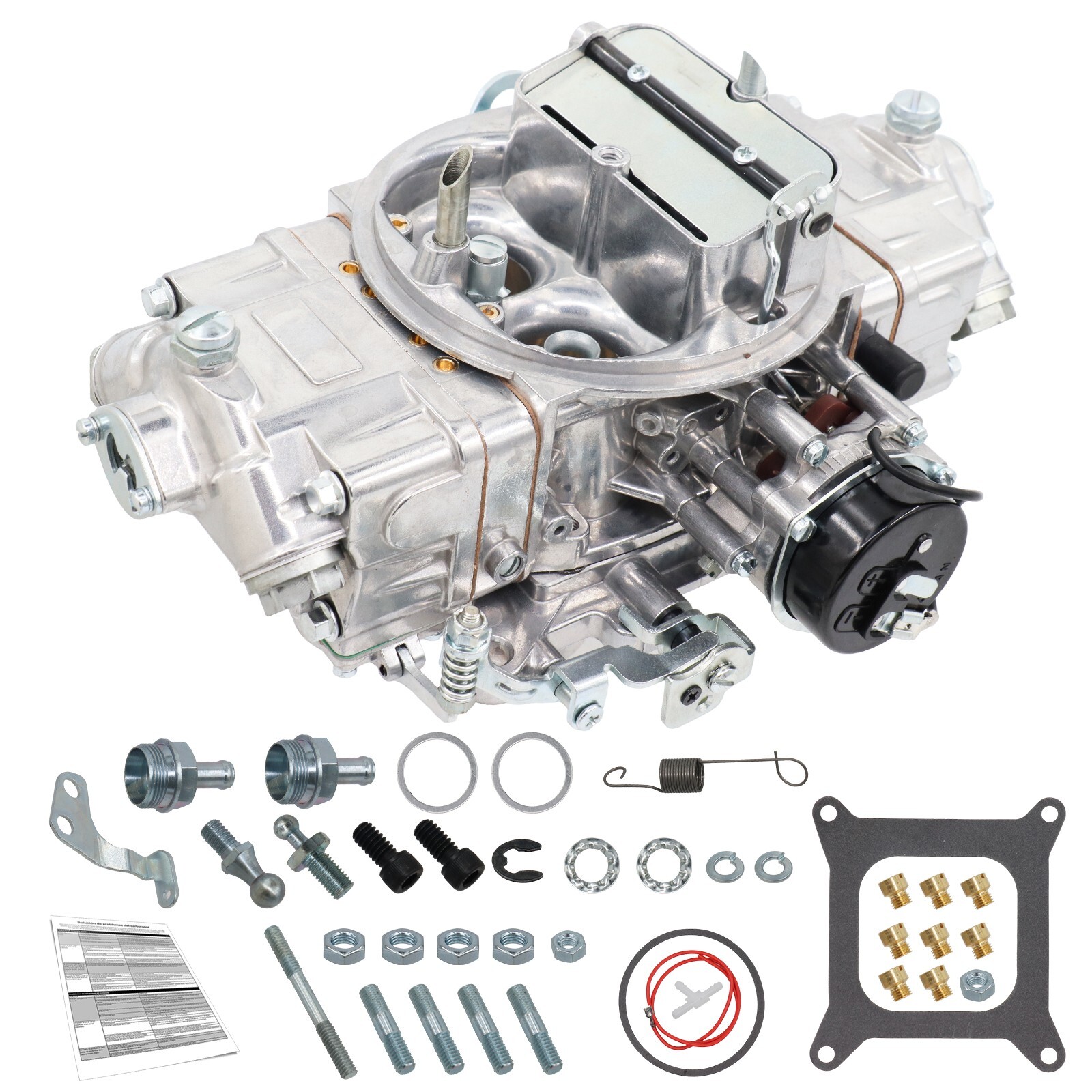 BR-67255 4 Barrel 650 CFM Brawler Double-Pumper Carburetor Electric Choke