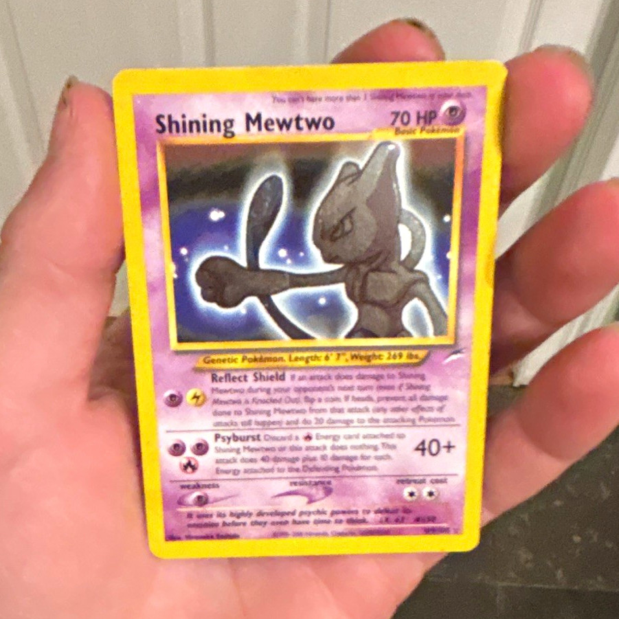 Shining Mewtwo 109/105 Neo Destiny Holo Secret Rare Unlimited English